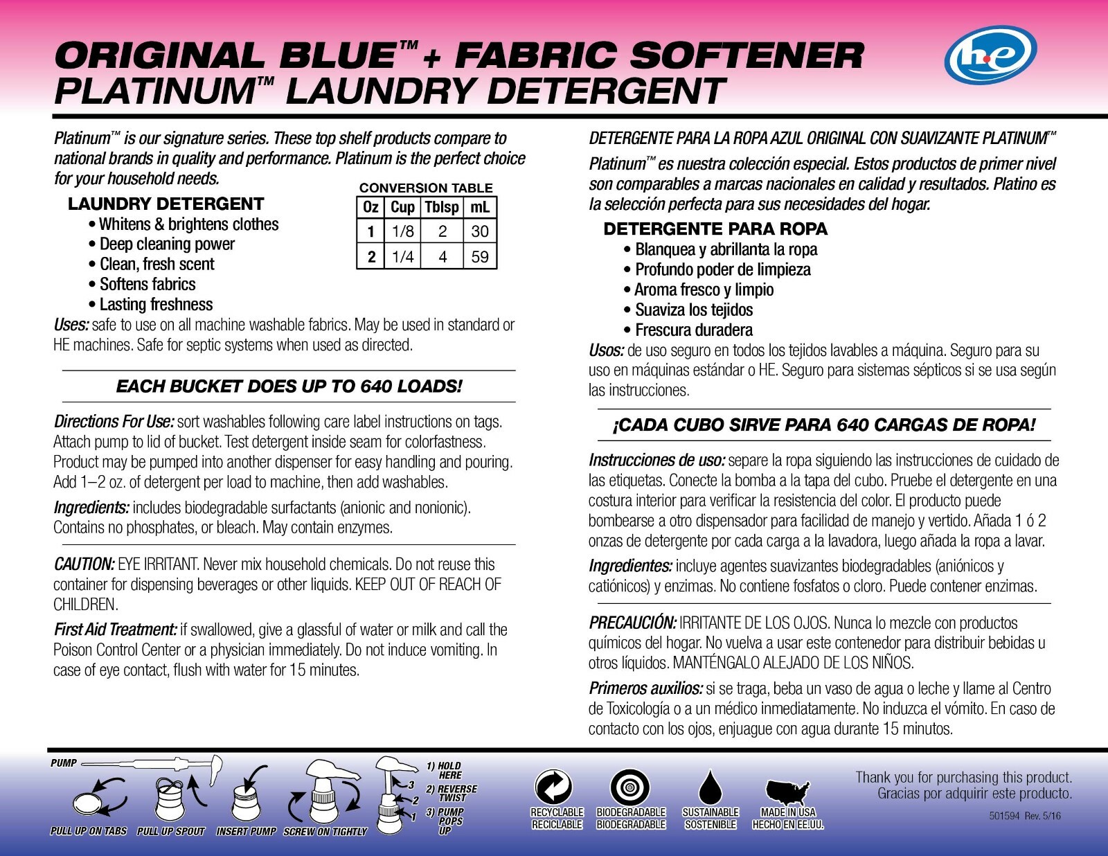 Ultra Fresh Platinum BLUE + FABRIC SOFTENER Liquid Laundry Detergent5