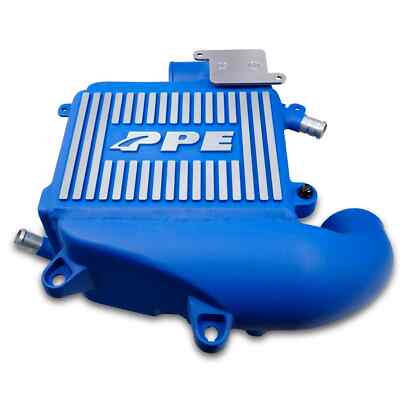 PPE Air To Water Intercooler Kit Blue For 2020-2024 GM 3.0L LM2 / LZO Duramax