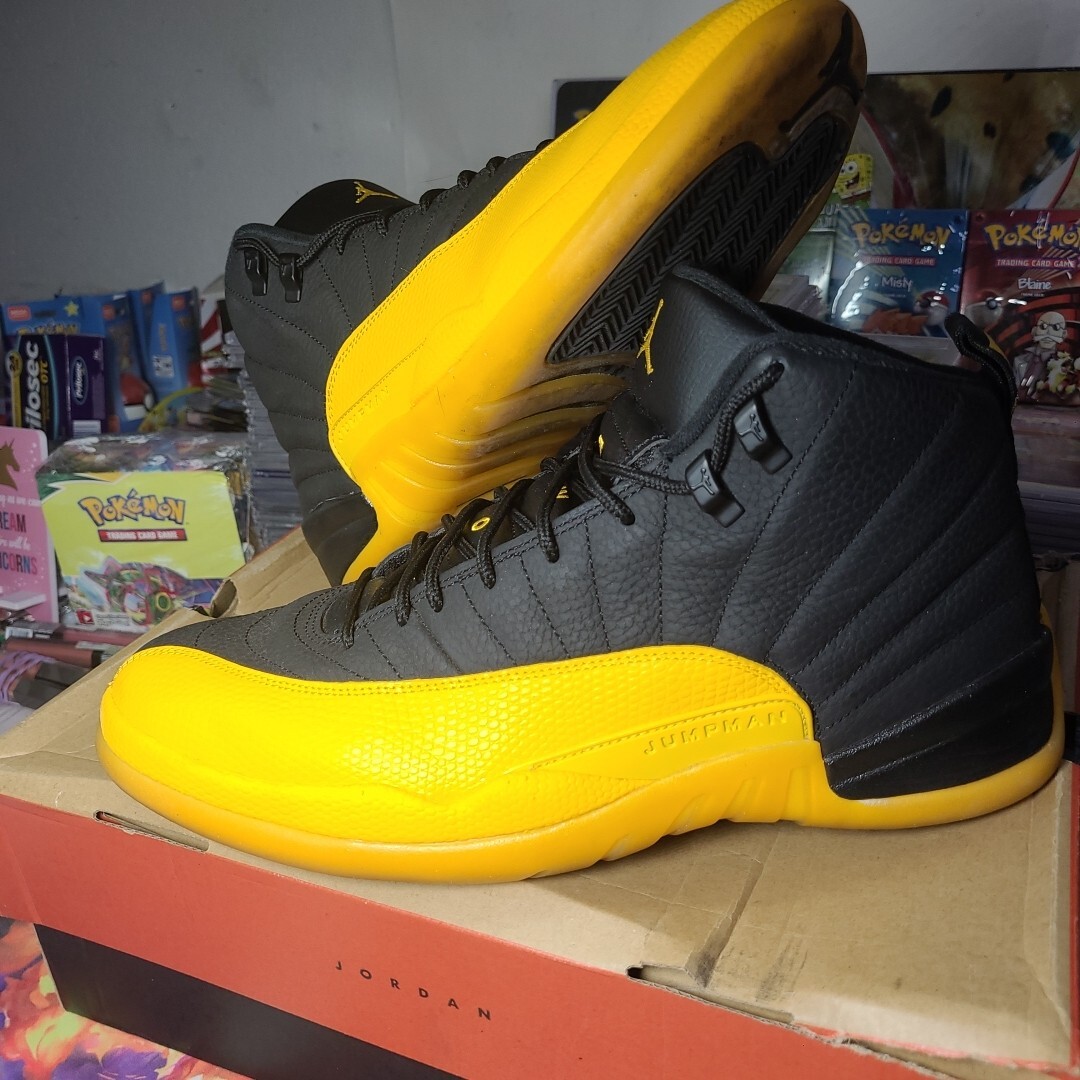 スニーカー Nike Air Jordan 12 Retro 'University Gold' (2020) SS 20 Jordan 12 Retro University Gold 2020 - Size 13 - Black