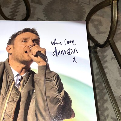 DAMON ALBARN signed autographed 16X20 GORILLAZ BLUR BECKETT BAS