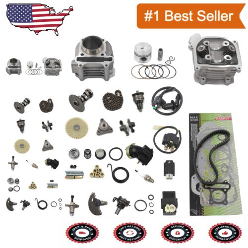 GY6 80cc Rebuild Kit - 47mm Bore & 69mm Valve Length for Enhanced Power