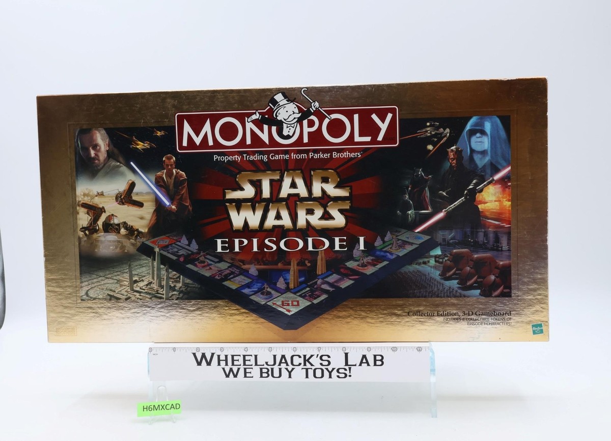 Star Wars Episode 1 Monopoly Complete 1999 Parker Brothers Board