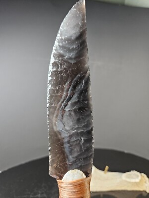 Wicked Grey Ghost Obsidian Knife~primitive Living~Stone Tools