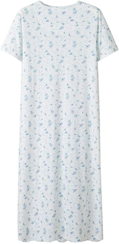 Keyocean Nightgowns for Women 100 Cotton Soft Lightweight Comfy