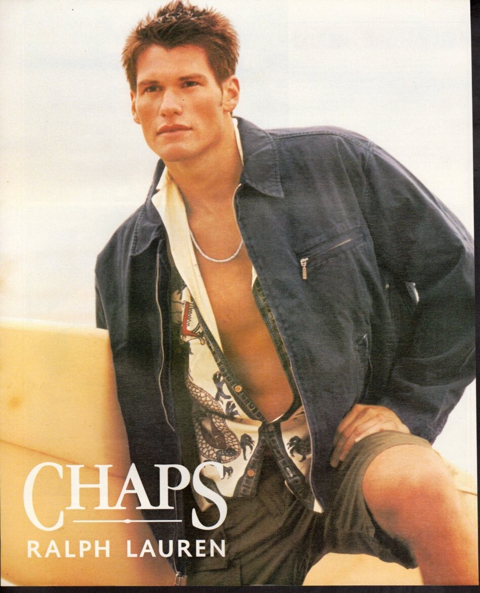Vintage print ad advertisement Fashion Men CHAPS Ralph Lauren shorts ...