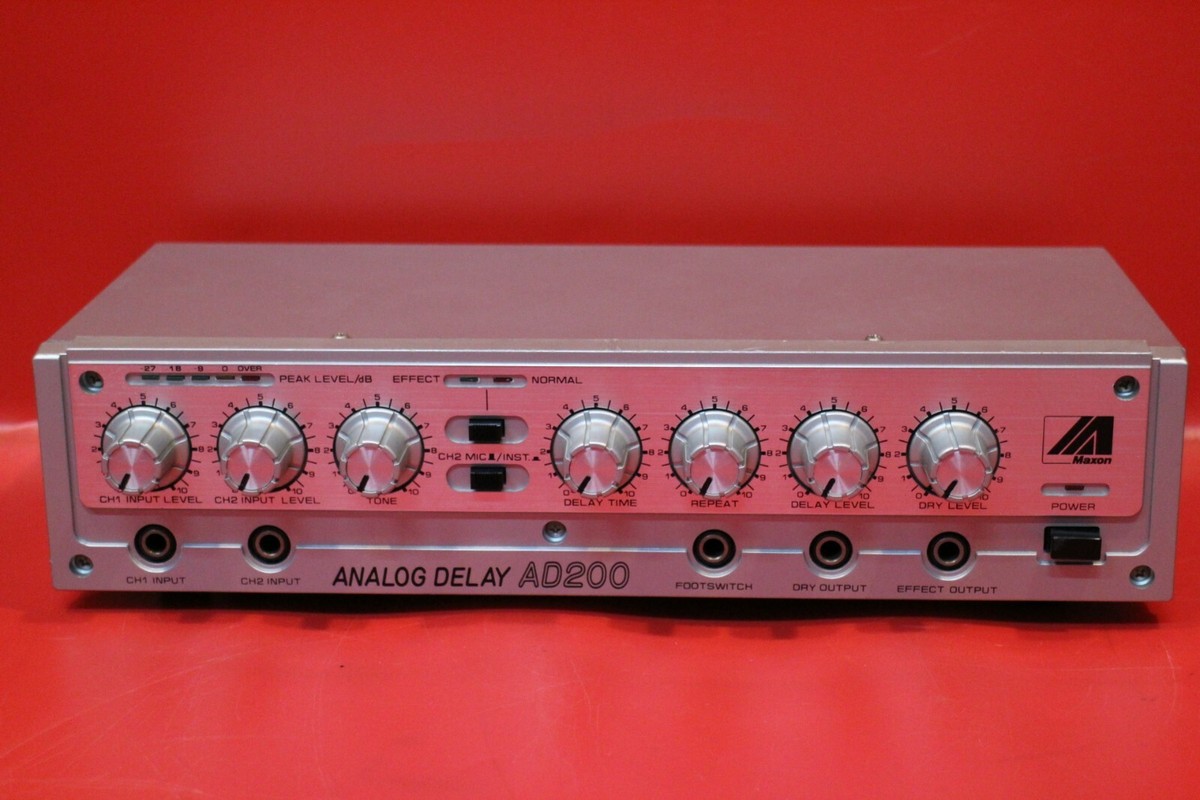 USED Maxon AD-200 Analog Delay Effect Rack U2812 251209 | eBay