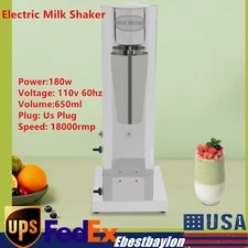 Commercial Milkshake Mixer Milk Shake Machine 180W Milkshake Maker Stainless