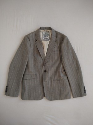 7 FOR ALL MANKIND - Blazer Jacket Sportcoat - Cotton Gleenplaid - Sz L Large