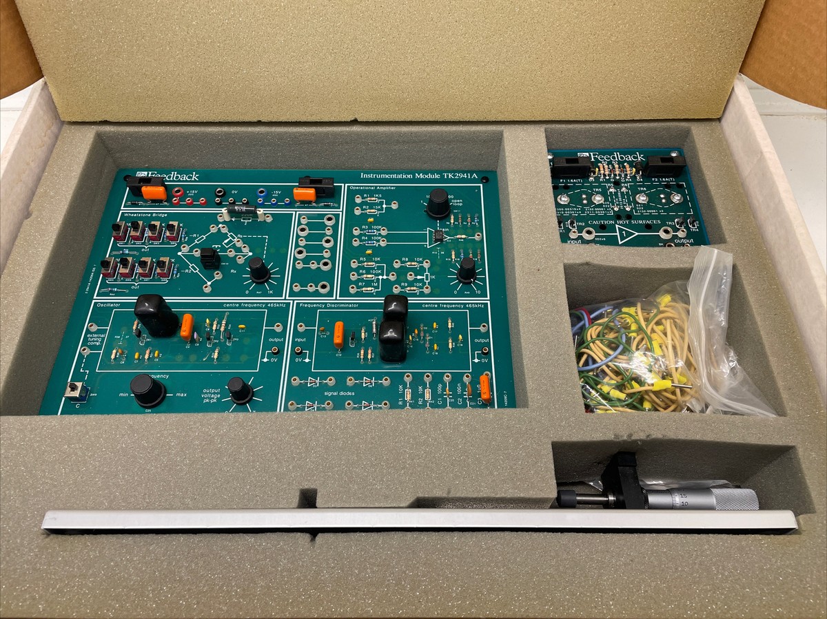 Vintage Feedback Transducers Student Ins￼trumentation
