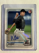 K191,186 - 2020 Bowman Prospect Autographs #PAWS Will Stewart Auto