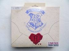 Harry Potter Hogwarts Women's Shoe Sizes 4-10 Pack of 3 Pairs Crew Socks