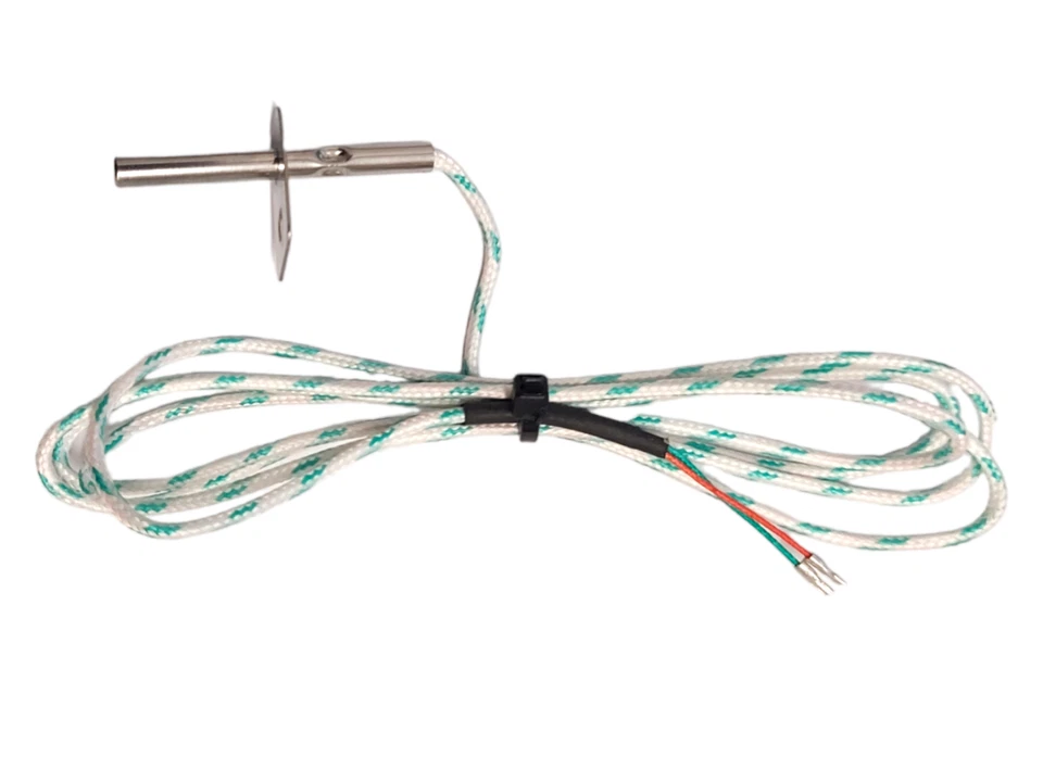 TERMOCOPPIA SONDA FUMI TIPO K 400°C CON FLANGIA PER STUFE A PELLET