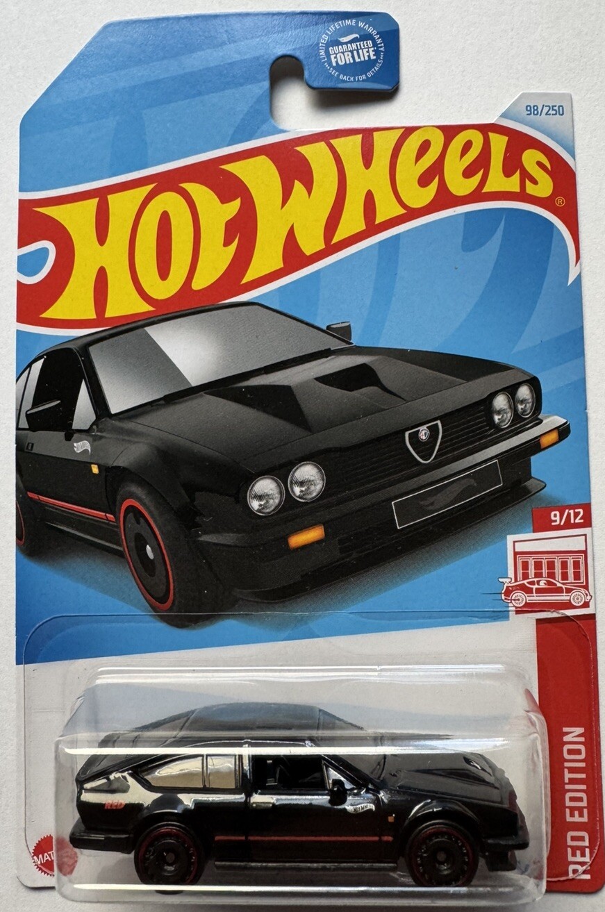 2024 Hot Wheels RED EDITION 9/12 Alfa Romeo GTV6 3.0 98/250