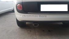 Auspuffblende passend für Fiat 500L  ab 2012 >  aus Edelstahl 