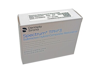 Dentsply Sirona TPH 3 A1 Light-cure Restorative Composite 20x Compules/Pk USA