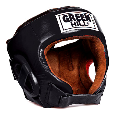 Greenhill Leder Kopfschutz Bestes Training Boxen MMA Muay Thai Kickboxen