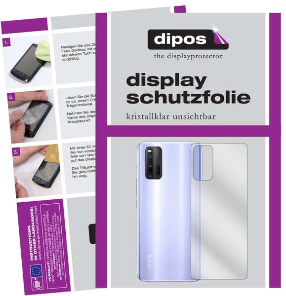 Schutzfolie FüR Vivo Iqoo 3 RüCkseite Display Folie Klar Displayschutzfolie-image