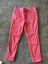 WOMENS SEVEN JEANS PINK SKINNY JEANS SIZE 10 POCKETS