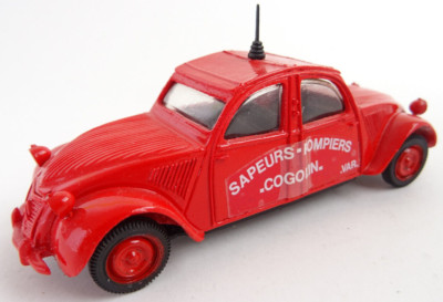 Solido 522 Prototyp Kleinserie Citroen 2 CV Pompiers Cogolin Made in France 1:43