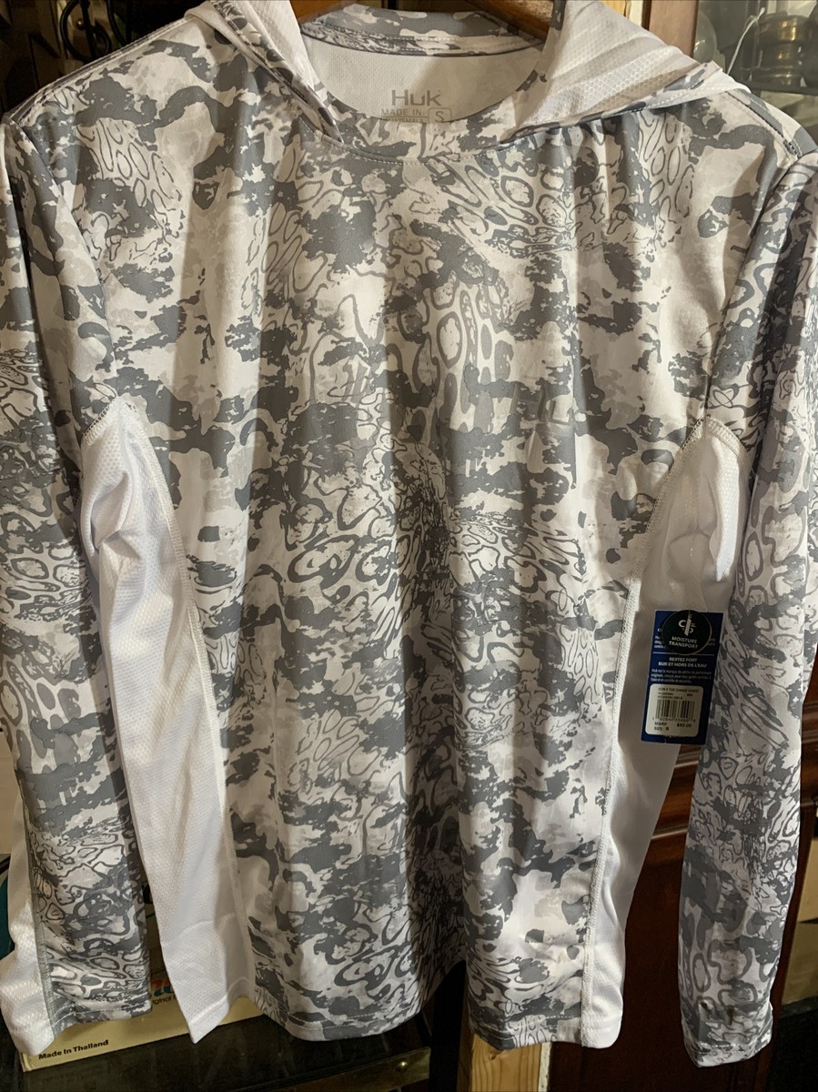 Huk icon x Tide change hoodie small Spf50