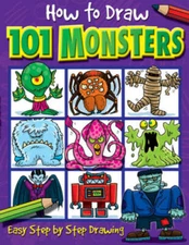 How to Draw 101 Monsters: Easy Step-by-step Drawing (How to draw) - GOOD