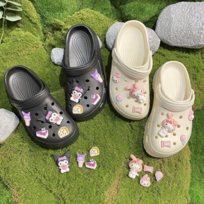 8pcs Pack Super Kawaii Sanrio My Melody Shoe Charms Shoe