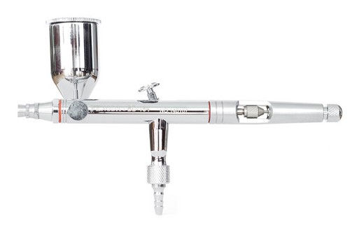 AEROGRAFO DOPPIA AZIONE BD-184 FENGDA 13CC 0.5MM ACCIAIO AEROGRAFIA FENGDA ART - Foto 3 di 6