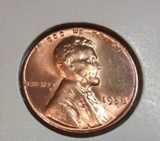 1958 Lincoln Wheat Cent P - Bu - Uncirculated 1958 Lincoln Wheat Cent P - Bu - Uncirculated