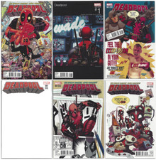 Deadpool #1 (Vol.6) - ALL 6 COVERS - Sketch Cover, Hip Hop Variant & MORE! NM