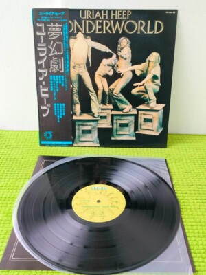 Uriah Heep   Wonderworld, OBI Japan, LP, NEAR MINT