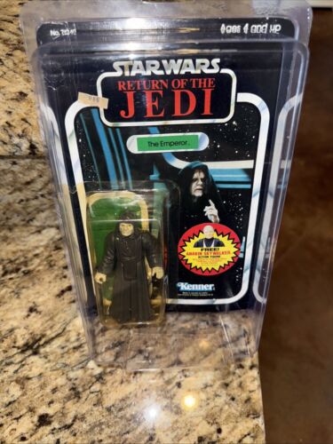 Figura de acción The Emperor ROTJ 71240 1984 Star Wars 79 reverso sin usar, en caja sin perforar LH599 - Imagen 24 de 24