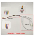 Ethernet Lan Cable PoE RJ45 Network Cable 10 Pin 10 Core for Hikvision Ip Camera