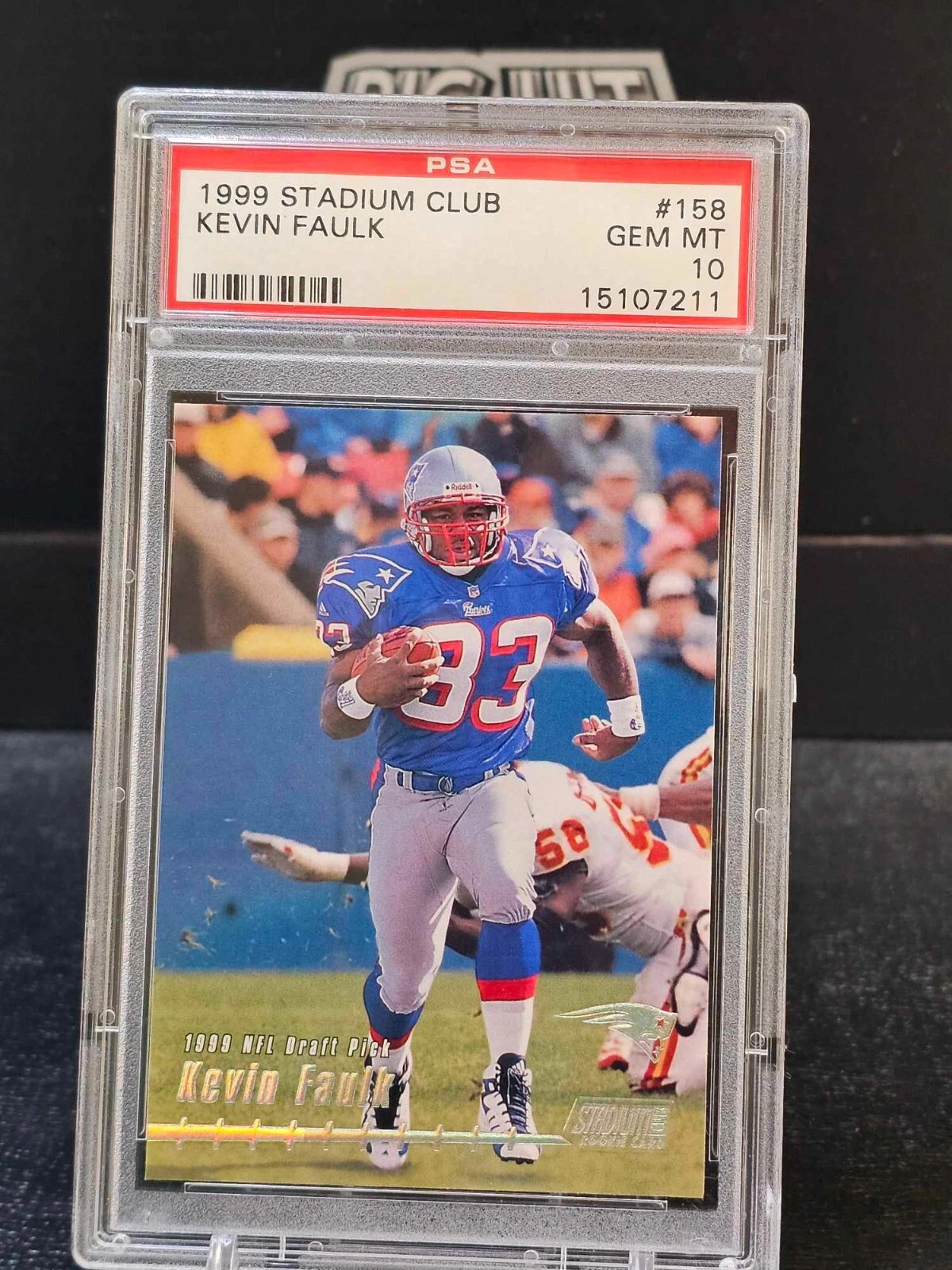 Kevin Faulk Stadium Club #158 Base