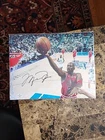 MICHAEL JORDAN CHICAGO BULLS AUTOGRAPHED HAND SIGNED 8.5x11 PHOTO COA