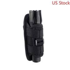 US Flashlight Holder Duty Belt Flashlight Holster for Tactical Torch Rotatable