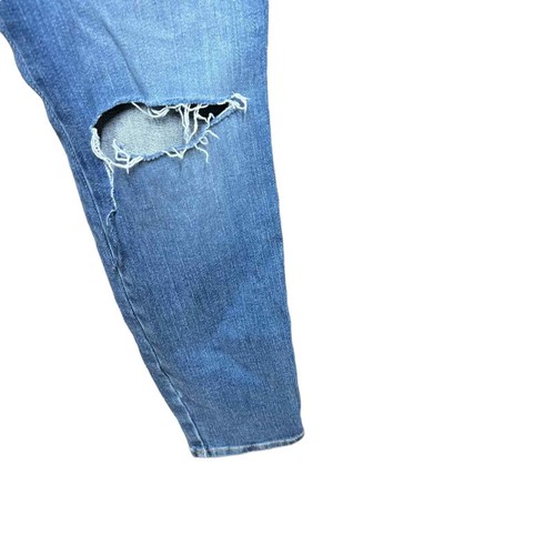 FRAME Denim Le High Waist Ankle Skinny Jeans In Wine Ridge Rips Size 29 - Picture 5 of 12