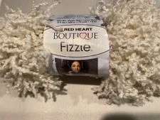 Red Heart Boutique Fizzle "Vanilla" Knitting & Crochet Yarn Skein Acrylic Wool 