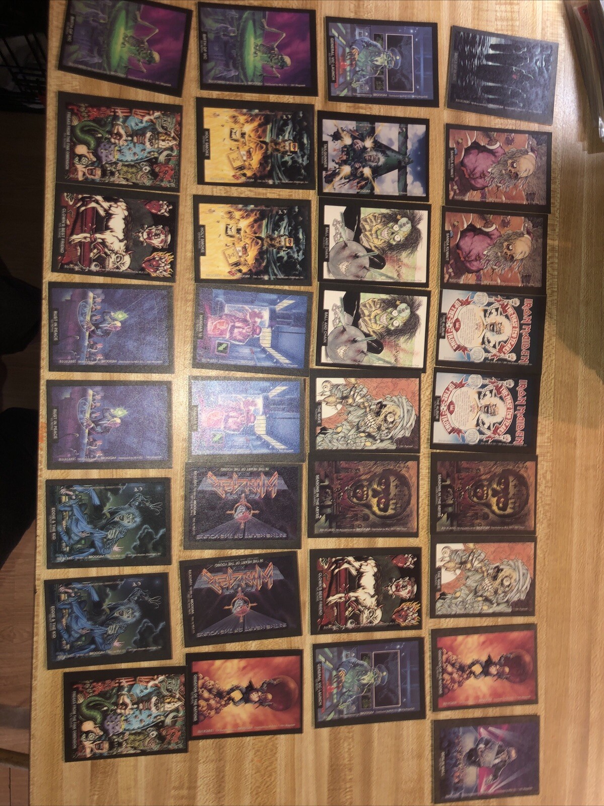 Iron Maiden The First Ten Years Up The Iron Album Trading Cards eBay