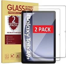  2 Pack For Galaxy Tab A9 Plus 11" Screen Protector Tempered Glass Screen Cover