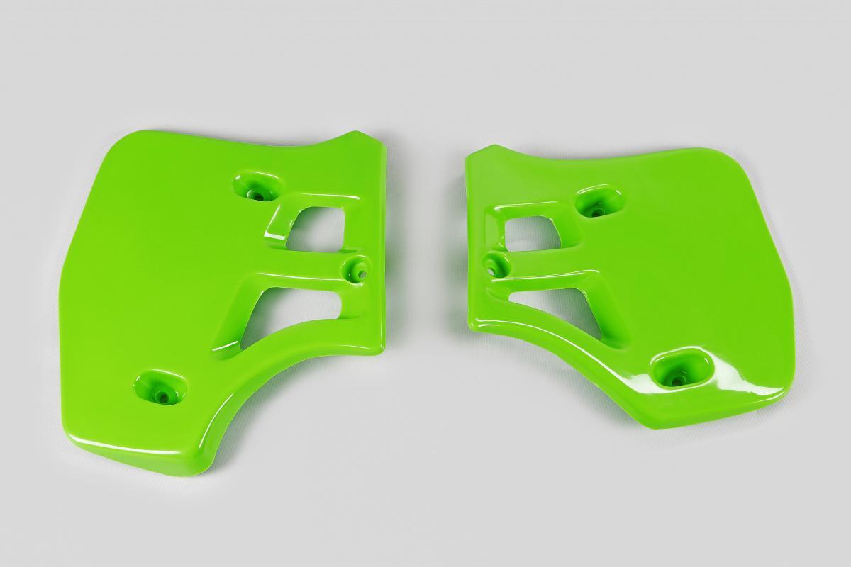Tank Fairing Radiator Cover Scoops Fits Kawasaki KX 250 88-89 500 Green