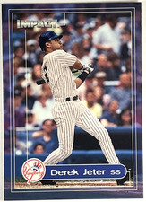 Derek Jeter 2000 Fleer Impact #115 New York Yankees