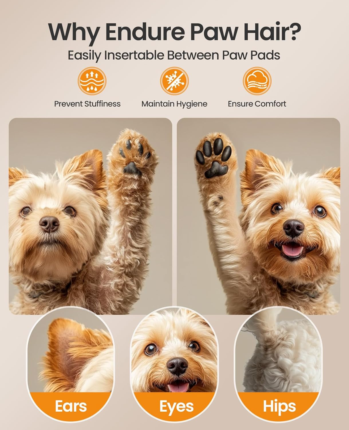 Tosatrice Cani Professionale 2 in 1 - Rasoio per Pelo Lungo e Folto - 3