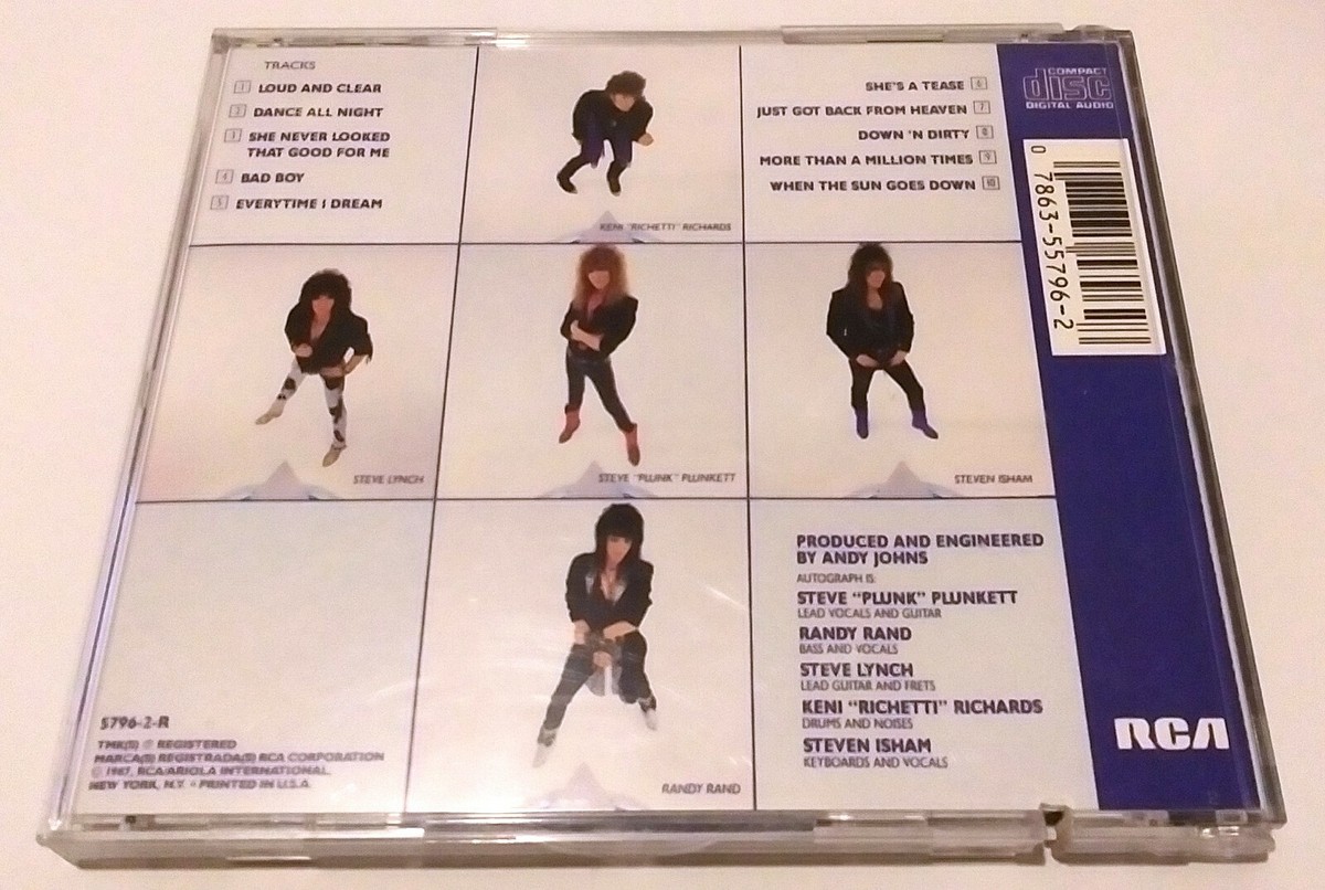 Japan Export盤！AUTOGRAPH / LOUD AND CLEAR Autograph - Loud And Clear CD- Hard Rock 1987- Japan