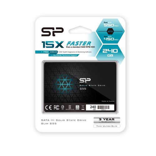 4712702629156 Silicon Power Slim S55 2.5" 240 GB Serial ATA III TLC Silicon - Picture 7 of 7