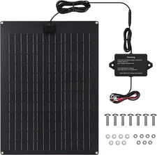 Solar Battery Charger Maintainer, 20W Solar Panel Kit for Dump Trailer Built....