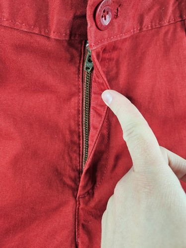 Eddie Bauer Womens Red Stretch Chino Shorts Size UK 16 - Picture 6 of 20