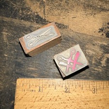 Print Blocks &ldquo; Scissors & Razor, Comb &ldquo;