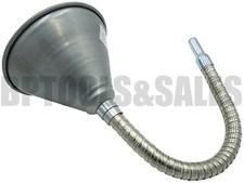Flexible Transmission Metal Funnel Engine Oil Fluids Gasoline Car Truck Filler