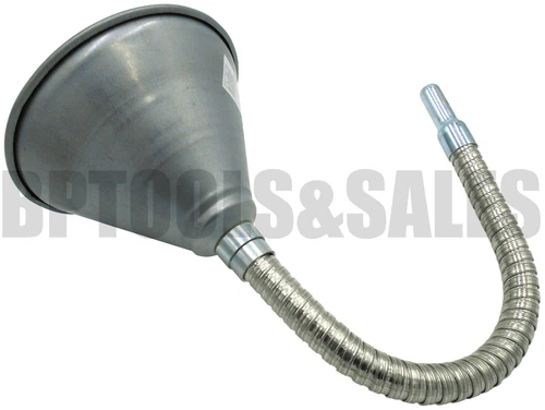 Flexible Transmission Metal Funnel Engine Oil Fluids Gasoline Car Truck Filler