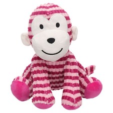 Flamingo Hundespielzeug Azor Affe Rosa 23x20x26cm Squeaker Plüsch Tierbedarf
